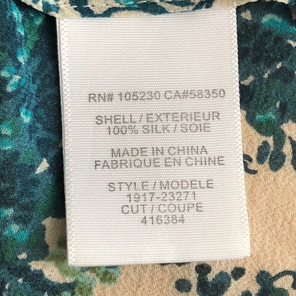 JOIE 100% Silk 3/4 Sleeve Floral Blouse - Fairy Core - Picture 3 of 10
